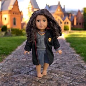 American Girl Doll with Gryffindor Outfit